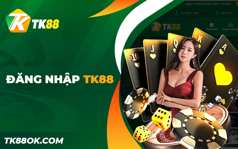 Thao tác để đăng nhập Tk88